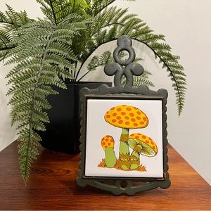 Vintage Mushroom Trivet